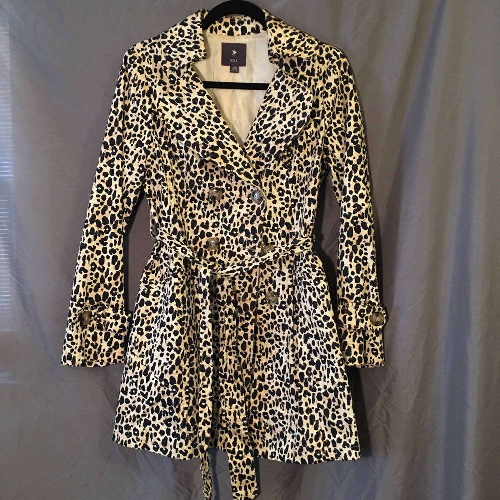 Animal Print Coat